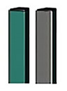 столб оцинкованный с полимерным покрытием с резьбовыми втулками 3 м. ral 6005 / все другие цвета.