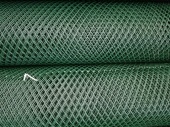 Сетка пластиковая  зелёная, ячейка 15 мм., высота 1,5 м., длина 20 м., рулон - 30 кв.м. 