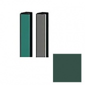 столб 60×40×1,5 мм оцинкованный с полимерным покрытием с резьбовыми втулками 1,5 м. ral 6005 / все другие цвета.