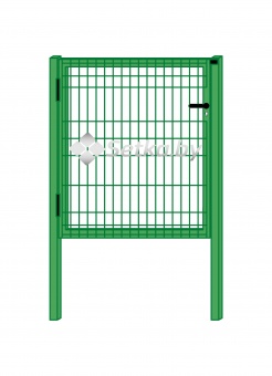 калитка из 3d панели оцинкованной с полимерным покрытием 1,22×1 м., пр.5 мм.