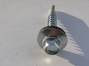 фиксатор  оцинкованный + саморез (винт)