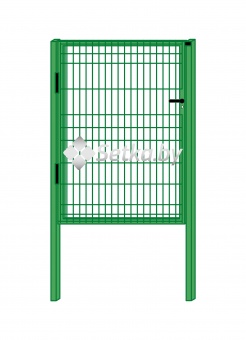 калитка из 3d панели оцинкованной с полимерным покрытием 1,60×1м., пр.4 мм.