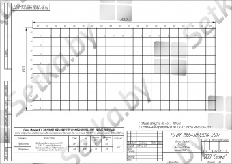 сетка сварная из оцинкованной проволоки в картах  для габионов, ячейка 110х100 мм, проволока 3,8 мм