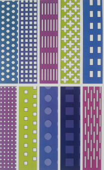 круглые отверстия по квадрату, х/к, диаметр 10 мм, 1000×2000×1 мм