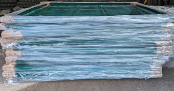 калитка из 3d панели оцинкованной с полимерным покрытием 1,60×1 м., пр.5 мм.