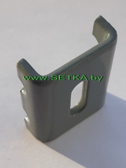 фиксатор  оцинкованный с полимерным покрытием + саморез (винт)