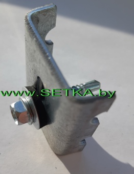фиксатор  оцинкованный + саморез (винт)