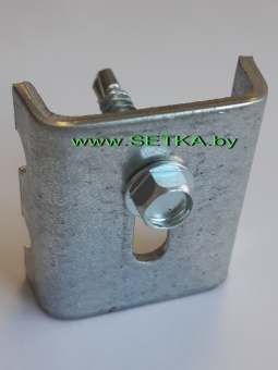 фиксатор  оцинкованный + саморез (винт)