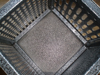 круглые отверстия по квадрату, х/к, диаметр 7 мм, 1000×2000×1 мм