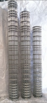 сетка сварная оцинкованная с переменным шагом (спш),  ширина ячейки 100 мм, высота 1,8 м, ∅ 1,8 мм.