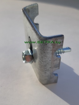 фиксатор  оцинкованный + саморез (винт)