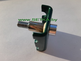 фиксатор  оцинкованный с полимерным покрытием + саморез (винт)