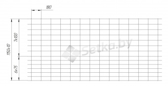 сетка шарнирная, высота 1150 мм, проволока 1,8 мм (6×75, 7×100)