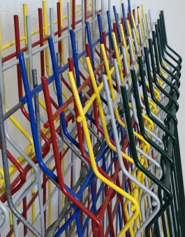 калитка из 3d панели оцинкованной с полимерным покрытием 1,22×1 м., пр.5 мм.