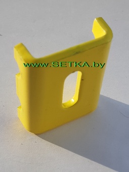 фиксатор  оцинкованный с полимерным покрытием + саморез (винт)