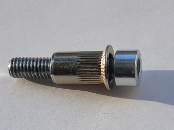 фиксатор  оцинкованный + саморез (винт)