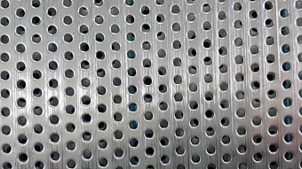 круглые отверстия по шестиугольнику, х/к, диаметр 20,0 мм, 1000×2000×1 мм