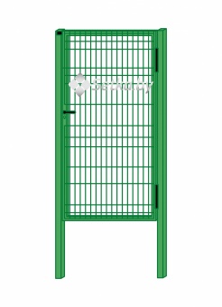 калитка из 3d панели оцинкованной с полимерным покрытием 1,93×1м., пр.4 мм.
