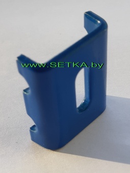 фиксатор  оцинкованный с полимерным покрытием + саморез (винт)