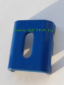 фиксатор  оцинкованный с полимерным покрытием + саморез (винт)